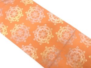 織悦製　華紋織り出し　全通袋帯